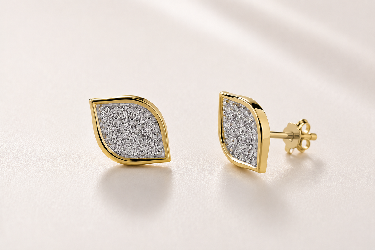 LIORA STUD EARRINGS GOLD