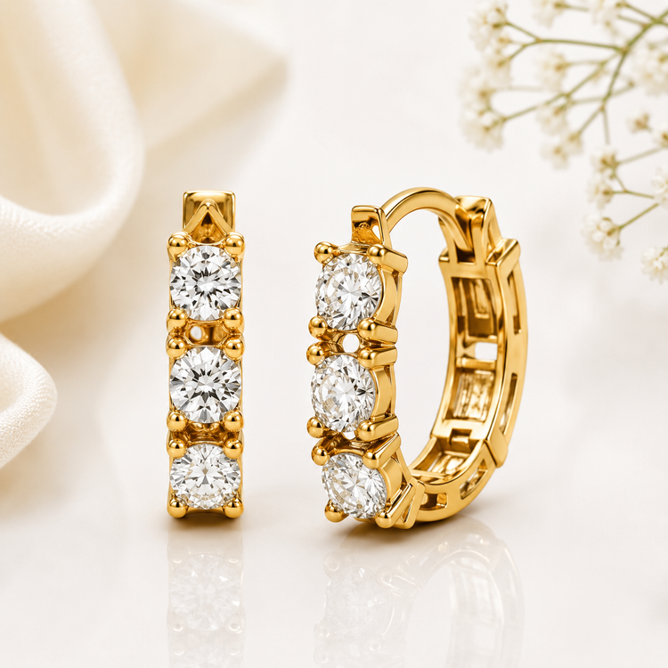 SOLENE HUGGIES GOLD