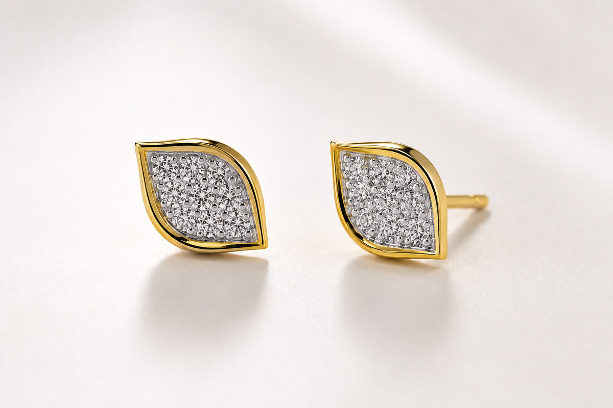 LIORA STUD EARRINGS GOLD